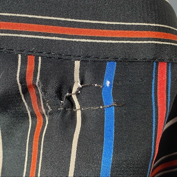 ❤️ Vintage le STJ Oriental Mockneck Puff Shoulder Longsleeve Blouse [Size M] - Picture 13 of 15